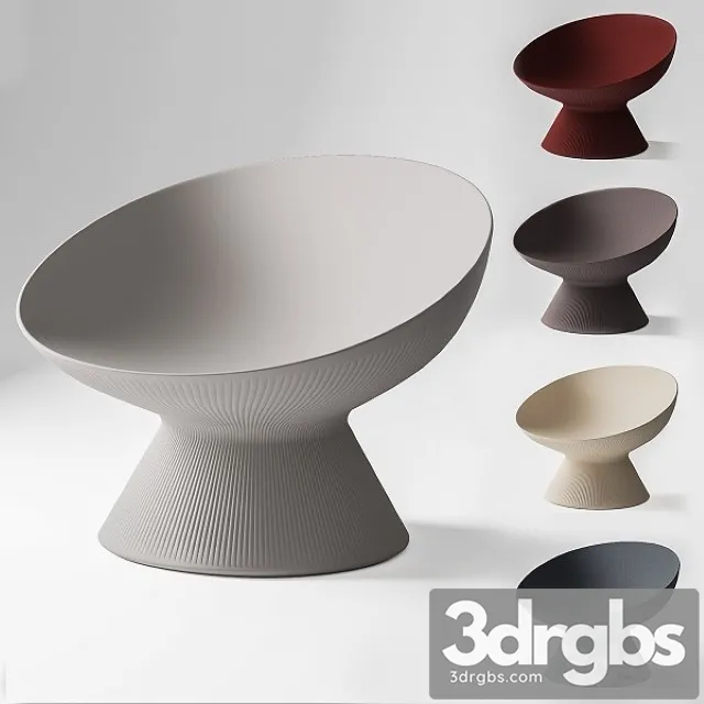 Plust Fade Armchair 3D Model Download