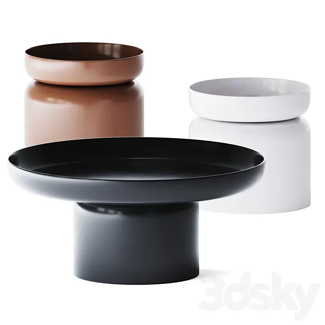Pluvial coffee table set by David design 3DModel