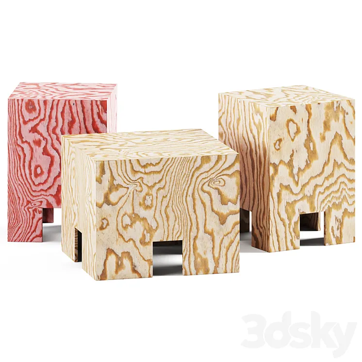 Plybord Coffee Tables by Bla Station 3D Model Free Download Plybord Coffee Tables by Bla Station 3D Model Free Download