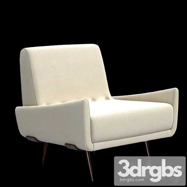 Po 801 Armchair 3D Model Download
