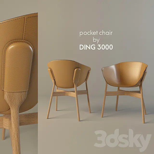 Pocket chair 3D Model Pocket chair 3D Model