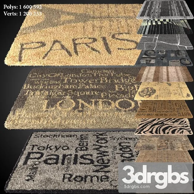 Podborka Kovrov 1600kh2300 15 Sht 1 3D Model Download