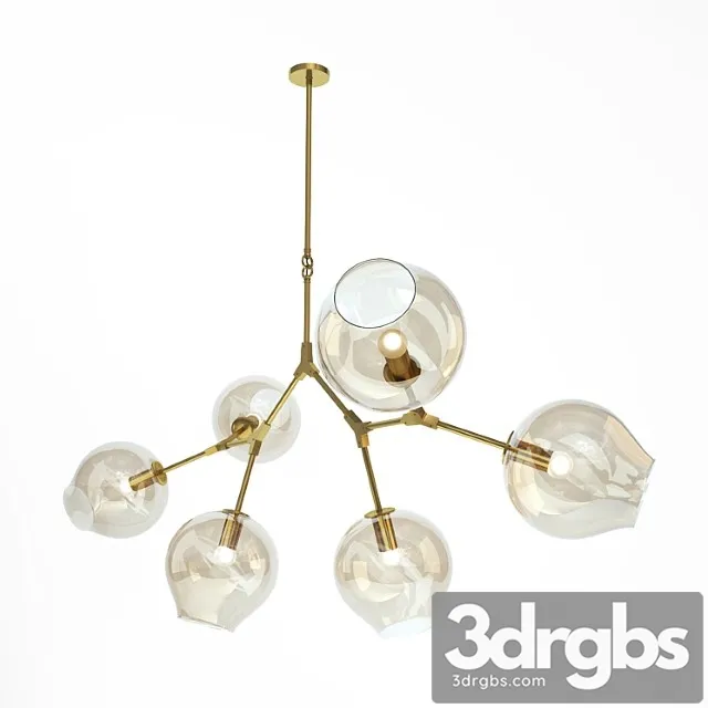 Podviesnoi Svietil Nik Branching Bubbles 2 3D Model Download