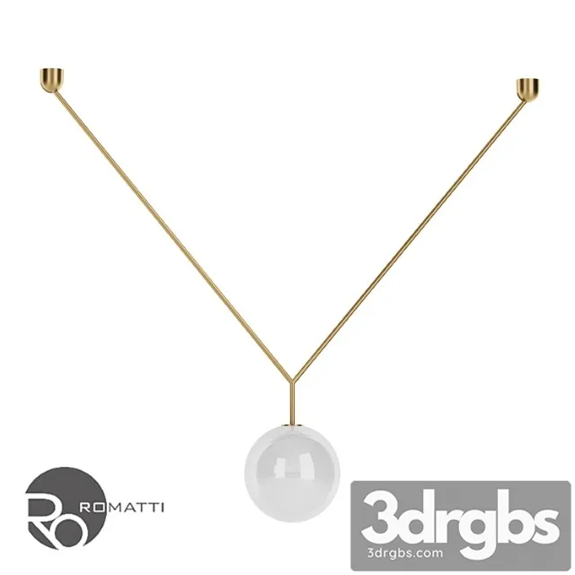 Podviesnoi Svietil Nik Romatti Flos Notch 45 3D Model Download