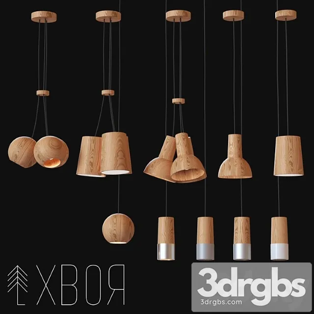 Podviesnyie Svietil Niki Khvoia 3D Model Download