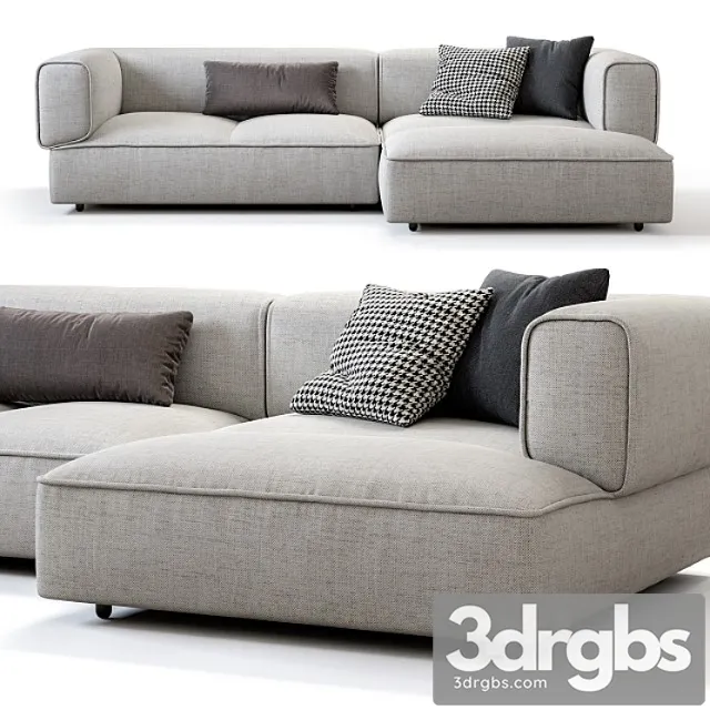 Poff sofa (v2) 2 3D Model Download Poff sofa (v2) 2 3D Model Download