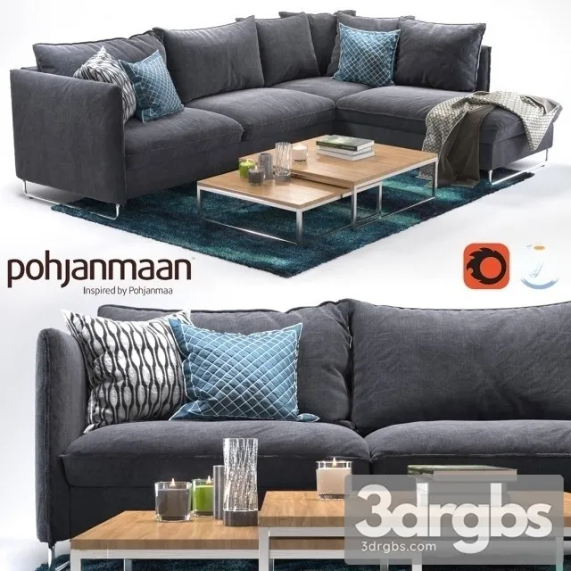 Pohjanmaan Flippep Sofa 01 3D Model Download Pohjanmaan Flippep Sofa 01 3D Model Download