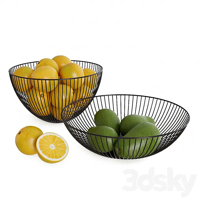 POINT VIRGULE – FRUIT BASKET 3D Model