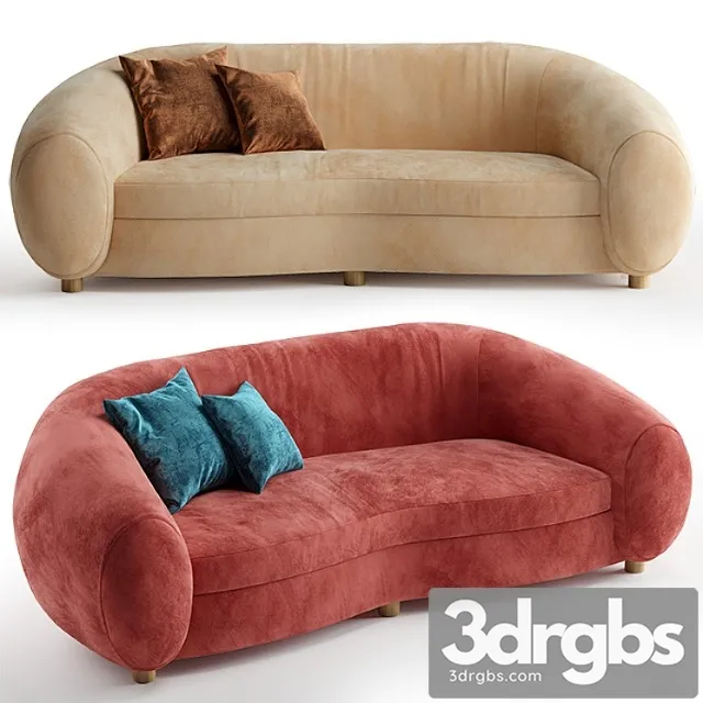 Polar bear sofa 3D Model Download