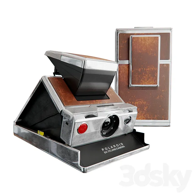 Polaroid SX-70 Land Camera 3D Model Polaroid SX-70 Land Camera 3D Model