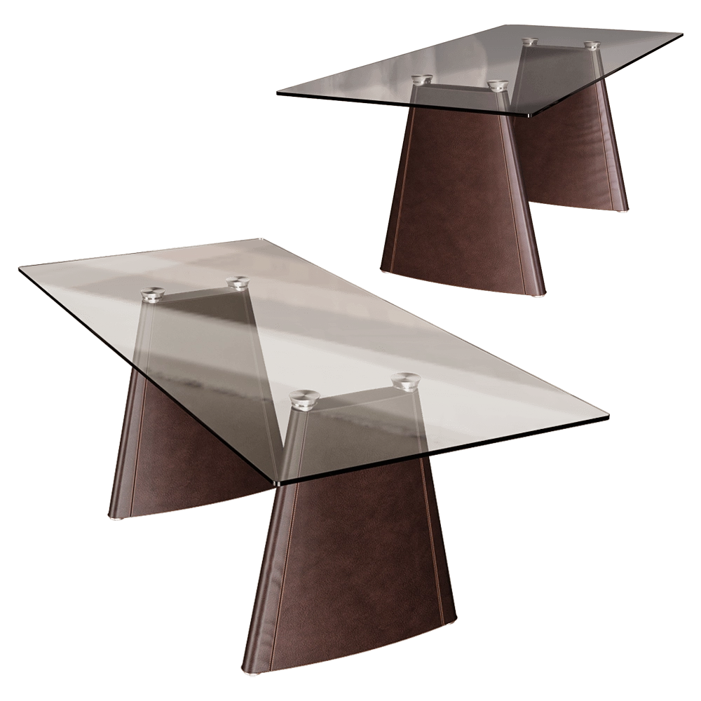 Polflex – Conference table Pyramid 580-Glass 3D Model