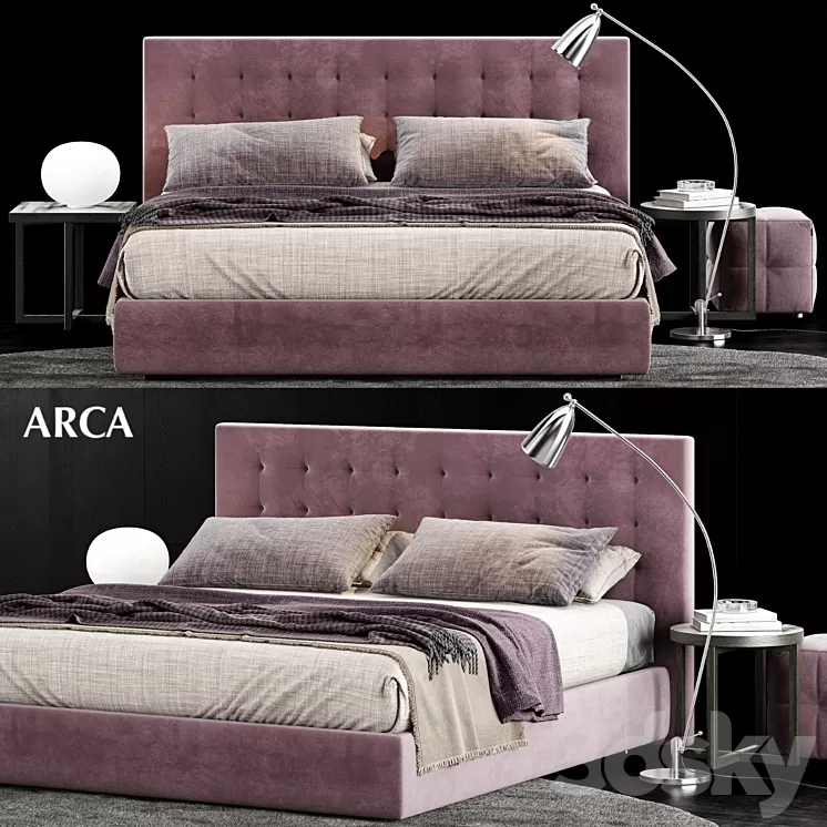 Poliform Arca Bed 3D Model