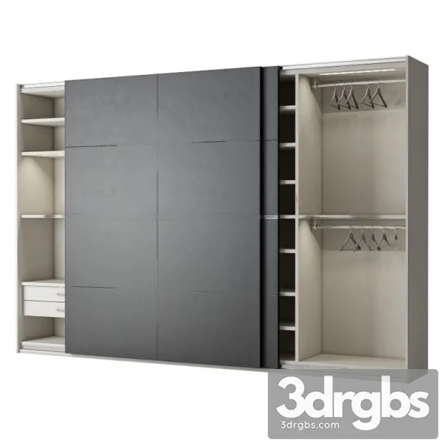 Poliform Bangkok Cupe 2 Doors 3D Model Download