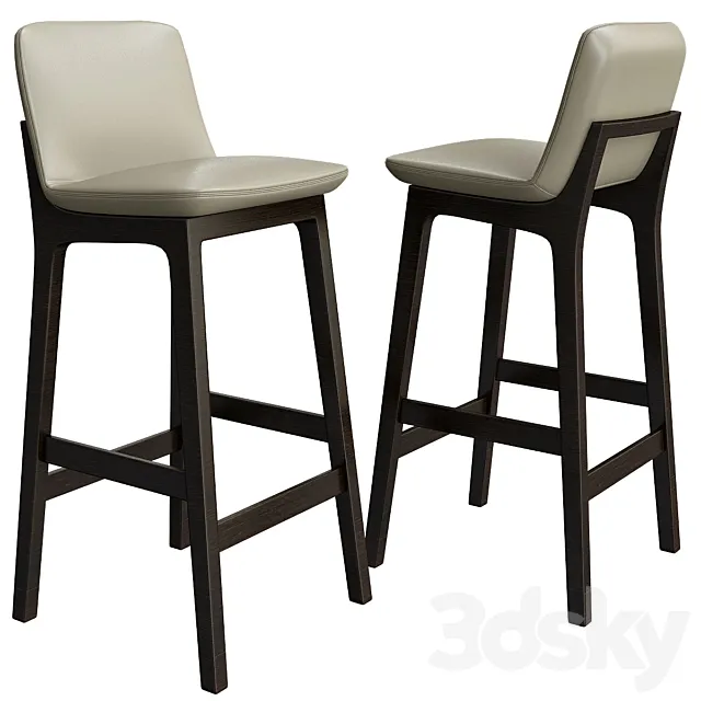 Poliform Bar Stool 3D Model Poliform Bar Stool 3D Model