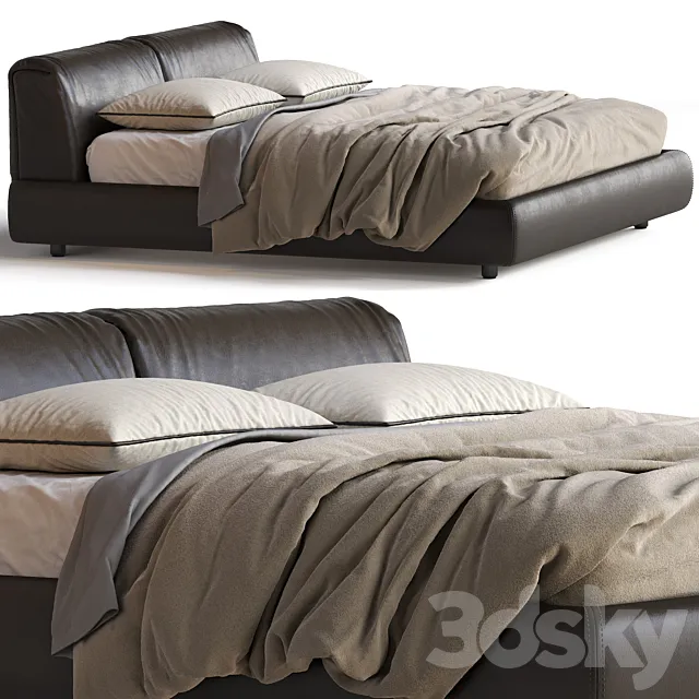 Poliform Bed BOLTON 3DModel Poliform Bed BOLTON 3DModel