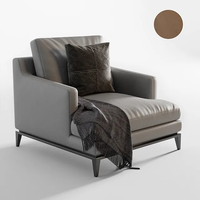 Poliform bellport armchair 3D Model