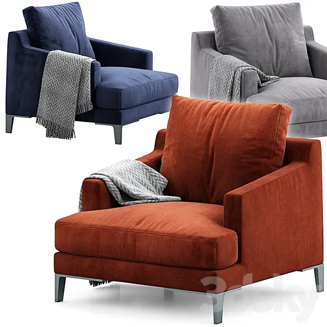 Poliform Bellport Armchair 3DModel