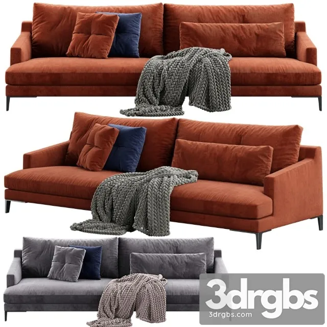 Poliform Bellport Sofa 2 3D Model Download