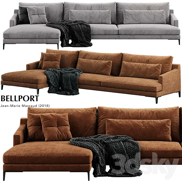 Poliform Bellport Sofa 2 3D Model