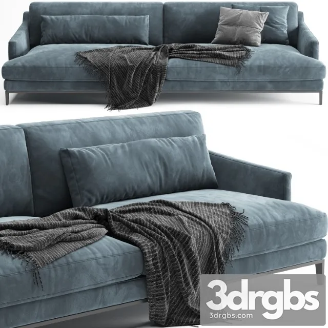 Poliform Bellport Sofa 3 3D Model Download Poliform Bellport Sofa 3 3D Model Download