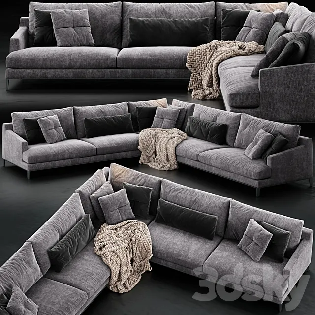 Poliform Bellport Sofa 3 3DModel