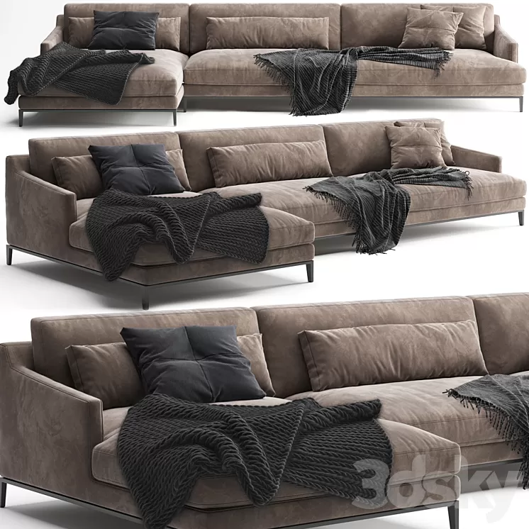 Poliform Bellport Sofa 3D Model