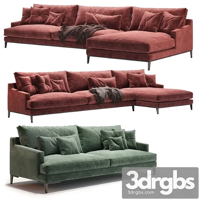 Poliform Bellport Sofa 3D Model Download