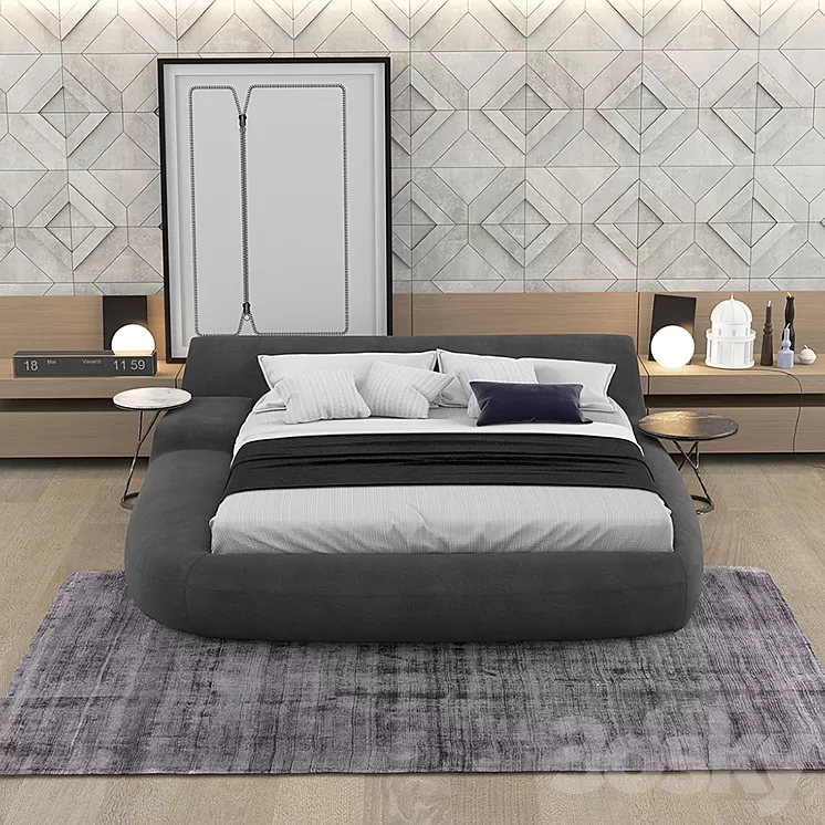POLIFORM BIG BED 3D Model POLIFORM BIG BED 3D Model