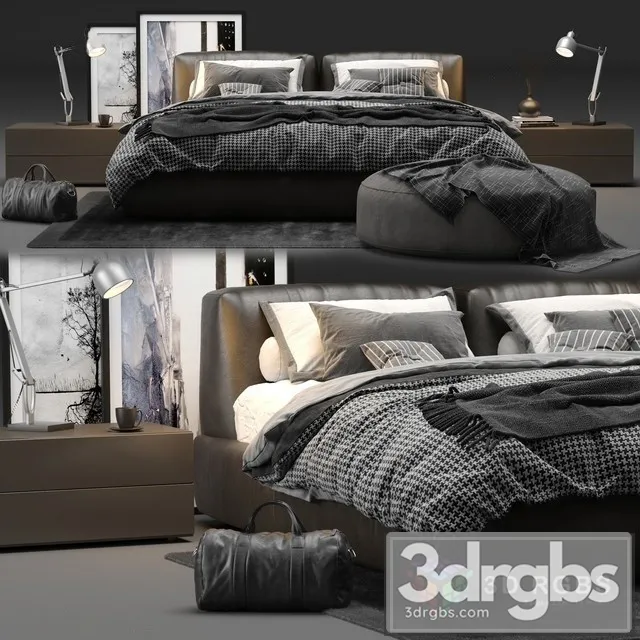 Poliform Bolton 02 3D Model Download Poliform Bolton 02 3D Model Download