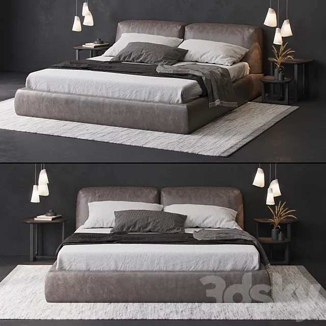 Poliform bolton bed 3DModel