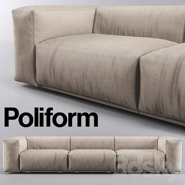 Poliform Bolton Sofa 3DModel Poliform Bolton Sofa 3DModel