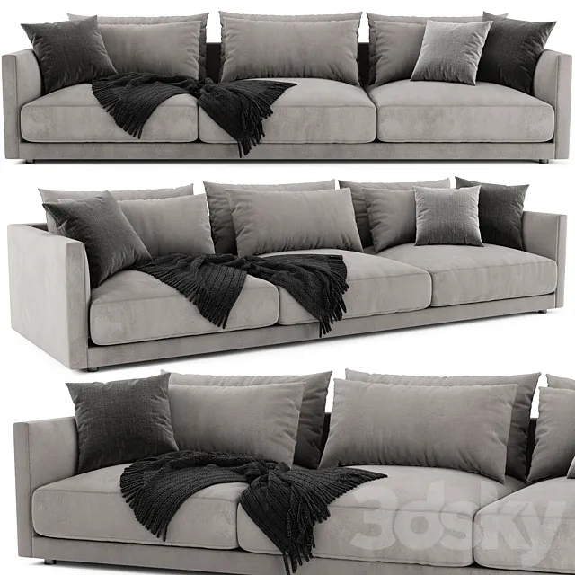 Poliform bristol 3 seats 3D Model