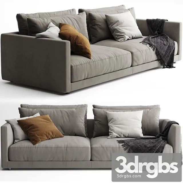 Poliform Bristol Sofa 2 3D Model Download