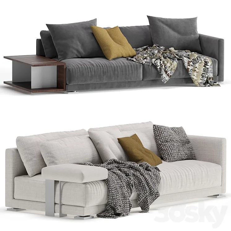 Poliform Bristol Sofa 2 Version 3D Model Free Download