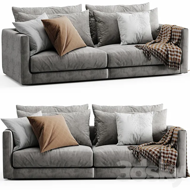 Poliform bristol sofa 3D Model Poliform bristol sofa 3D Model