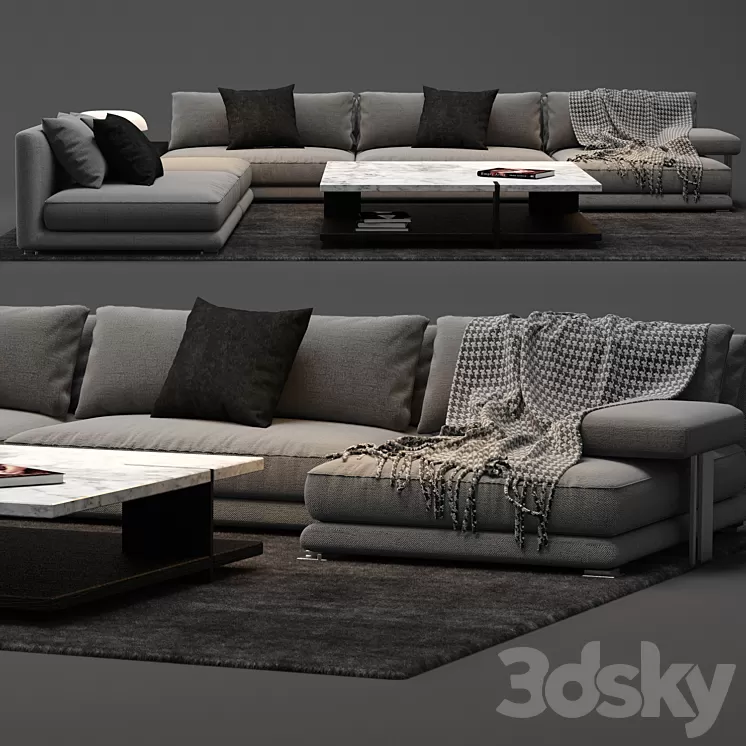 Poliform – Bristol Sofa 3D Model
