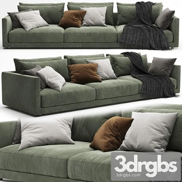 Poliform bristol sofa_123 2 3D Model Download Poliform bristol sofa_123 2 3D Model Download