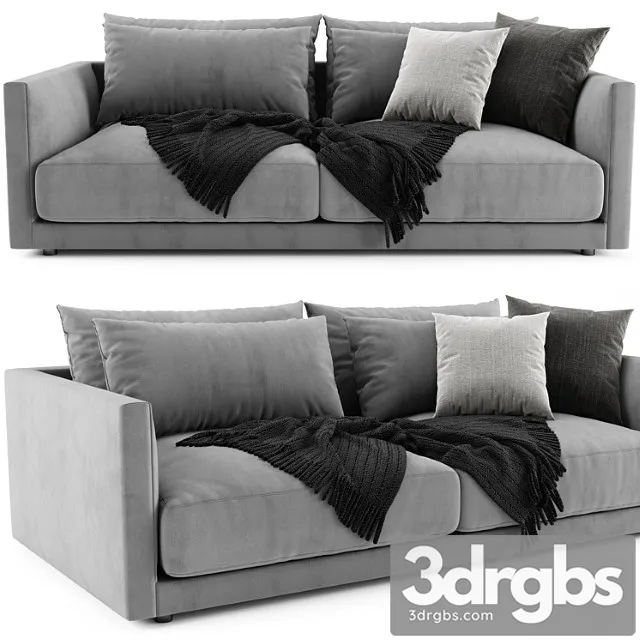 Poliform bristol sofa_2_3 2 3D Model Download