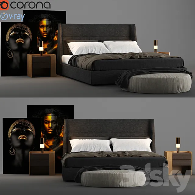 poliform CHLOE 3D Model poliform CHLOE 3D Model