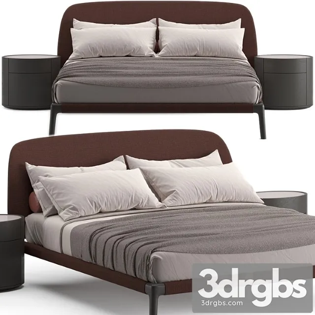 Poliform curve bed Poliform curve bed