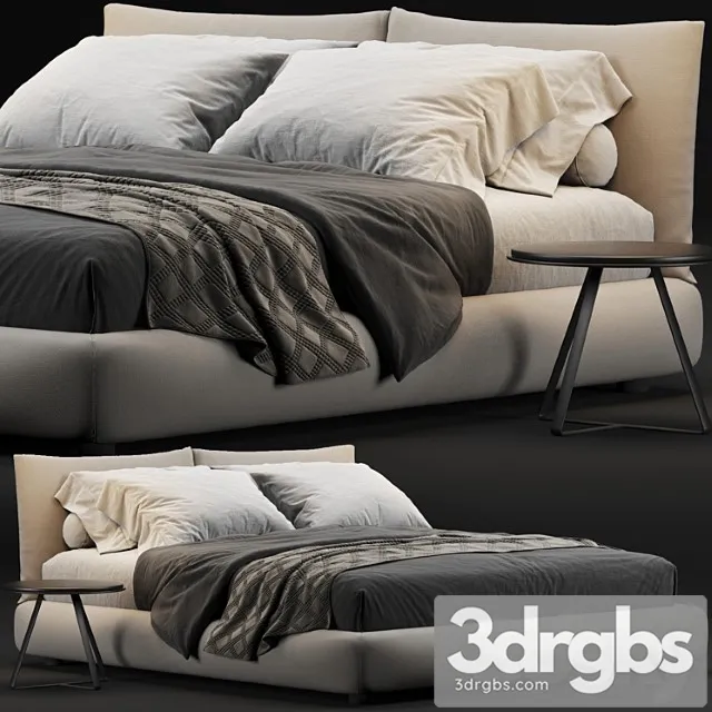 Poliform dream bed 3 3D Model Download Poliform dream bed 3 3D Model Download