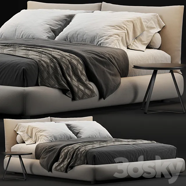 Poliform Dream Bed 3DModel Poliform Dream Bed 3DModel