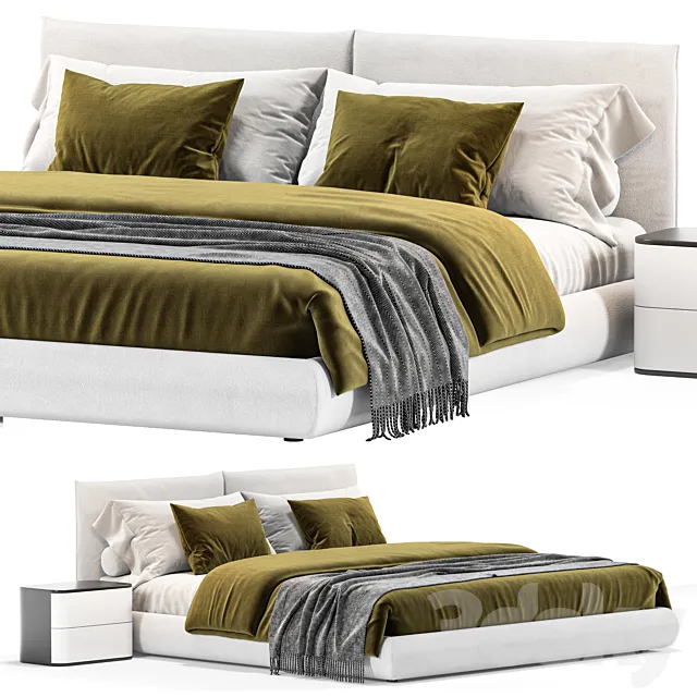 Poliform Dream Bed 3DModel Poliform Dream Bed 3DModel