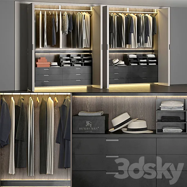 Poliform dressing room 3DModel
