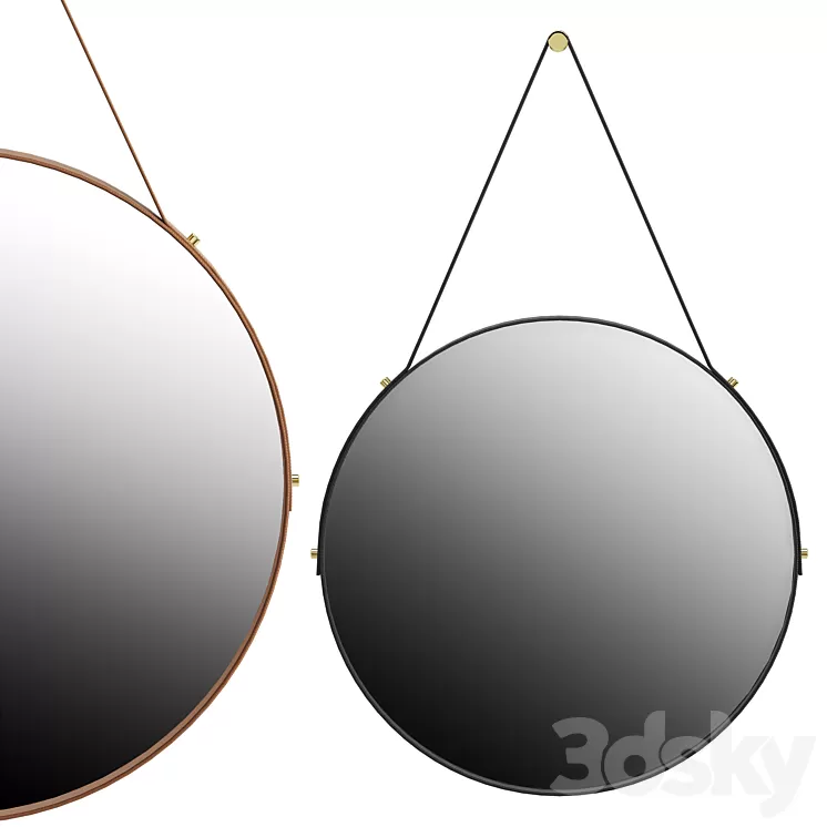 Poliform drop mirrors 3D Model Free Download
