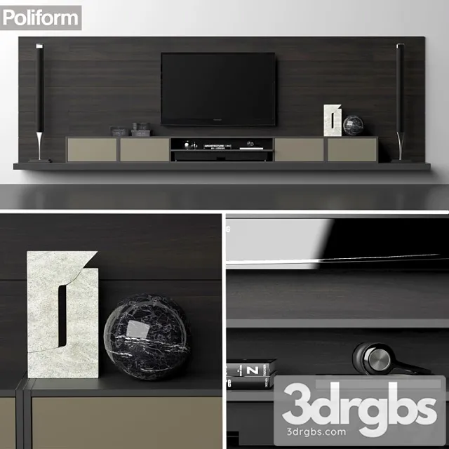 Poliform Ds 2017 4 3D Model Download