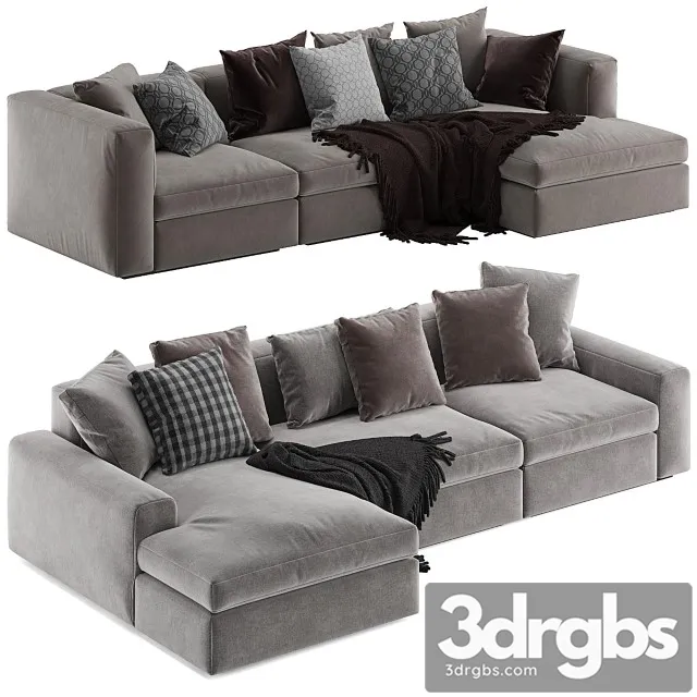 Poliform Dune Corner Sofa 3D Model Download