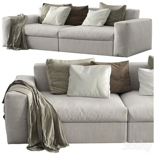 Poliform dune sofa 3D Model