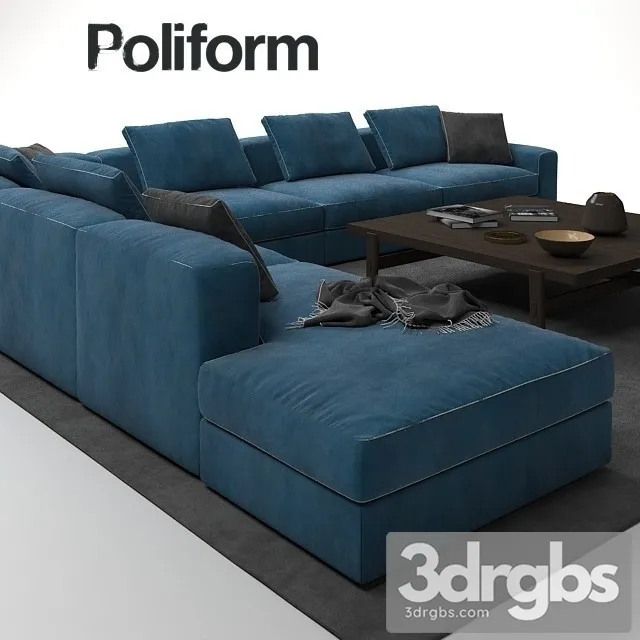 Poliform Dune Sofa 3D Model Download