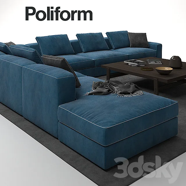 POLIFORM DUNE SOFA 3DModel POLIFORM DUNE SOFA 3DModel